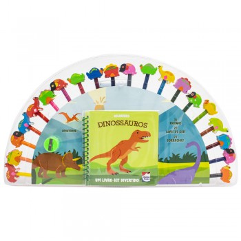 Um Livro-kit Divertido! Desenhe Os Dinossauros