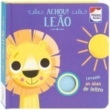 Esconde-esconde Com Feltros: Achou! Leão