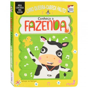 Livro Quebra-cabeça Palito: Conheça A Fazenda