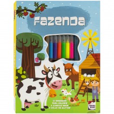 Meu Adorável Superlivro De Colorir: Fazenda