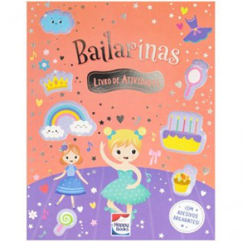 Meu Livro De Adesivos Brilhantes: Bailarinas