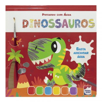 Pintando Com água: Dinossauro Pintando Com água: Dinossauro
