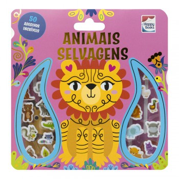 Livro Com Adesivos Ofinhos: Animais Selvagens Livro Com Adesivos Ofinhos: Animais Selvagens