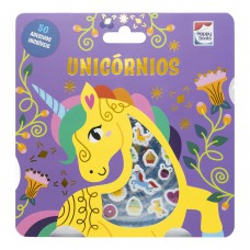 Livro Com Adesivos Ofinhos: Unicórnios
