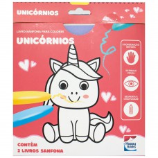 Livro-sanona Para Colorir: Unic-rnios