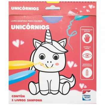 Livro-sanona Para Colorir: Unic-rnios