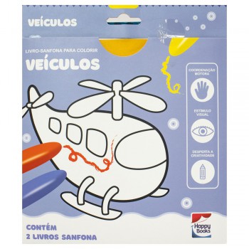 Livro-sanona Para Colorir: Veículos