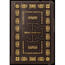 Bíblia Sagrada Católica, Letra Grande, Molduras, Couro-soft Marrom, Leitura Perfeita Bíblia Sagrada Católica, Letra Grande, Molduras, Couro-soft Marrom, Leitura Perfeita