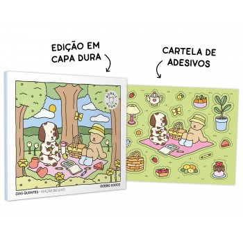 Dias Quentes (spring-summer): Livro De Colorir Oficial Bobbie Goods - Edição Em Capa Dura Com Cartela De Adesivos