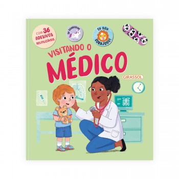 Visitando O Médico - Com Adesivos Fofos E Reutilizáveis!