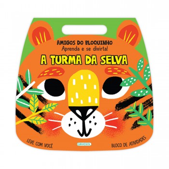 Amigos Do Bloquinho: A Turma Da Selva - Aprenda E Se Divirta!