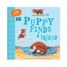 Hello English - Puppy Finds A Friend: Com Qr Code