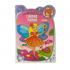 Magia Das Cores: Lindas Fadas - Com 50 Adesivos!