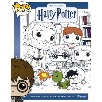 Livro De Colorir Oficial Unko Pop! Dos Filmes De Harry Potter