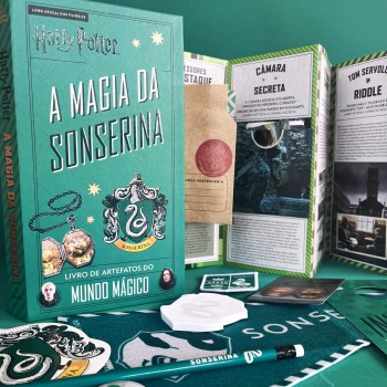 Harry Potter - A Magia Da Sonserina: Livro Oficial De Artefatos Do Mundo Mágico (inclui Itens Colecionáveis E Presentes Para Fãs De Harry Potter)