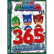 Pj Masks - Livro 365 Atividades E Desenhos Para Colorir