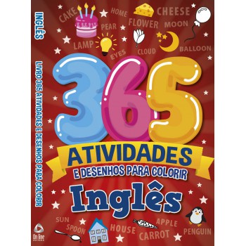 Inglês Livro 365 Atividades E Desenhos Para Colorir