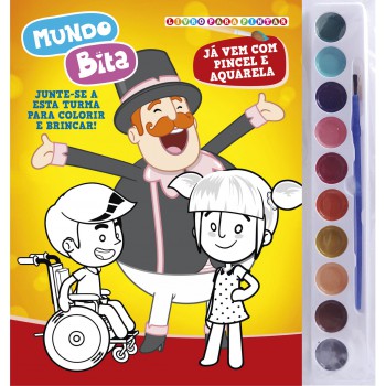 Mundo Bita Livro Para Pintar Com Aquarela