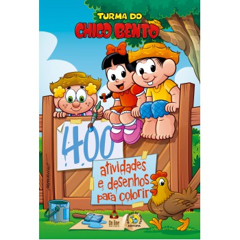 Turma Do Chico Bento Livro 400 Atividades E Desenhos Para Colorir