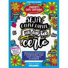 Livro Para Colorir Jardim Dos Sonhos Especial - Positividade