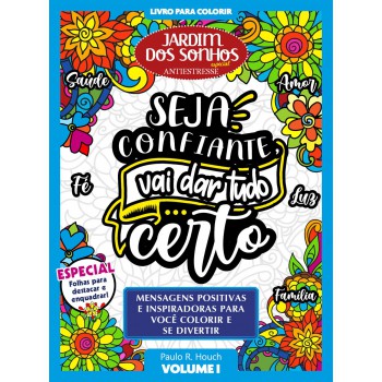 Livro Para Colorir Jardim Dos Sonhos Especial - Positividade