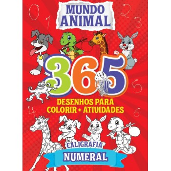 Mundo Animal - Tapete 365 Desenhos Para Colorir + Atividades