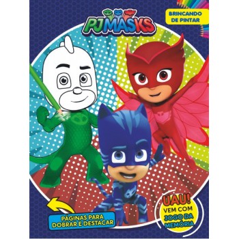 Pj Masks Brincando De Pintar