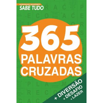 Almanaque Passatempo - Sabe Tudo - 365 Palavras Cruzadas