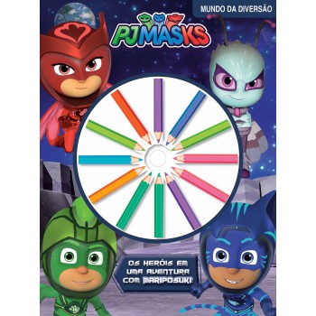 Pj Mask - Mundo Da Diversão: Os Heróis Em Uma Aventura Com Mariposuki!