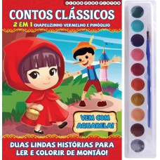 Contos Clássicos Livro Para Pintar 2 Em 1