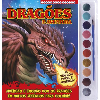 Dragões Livro Para Pintar