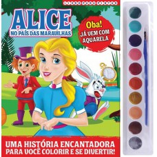 Alice No País Das Maravilhas Livro Para Pintar