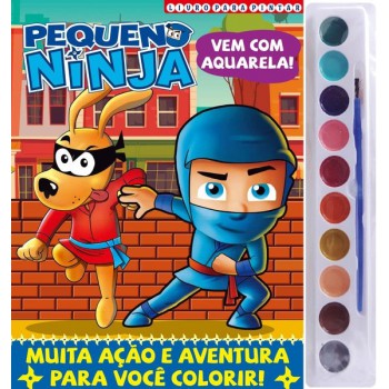 Pequeno Ninja Livro Para Pintar