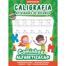 Cartilha Caminhos Da Alfabetização: Caligrafia E Atividades De Reforço Vol. 03