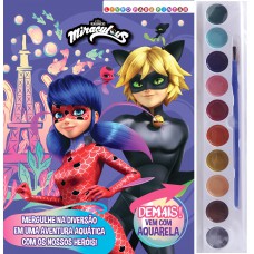 Miraculous Ladybug Livro Para Pintar Com Aquarela