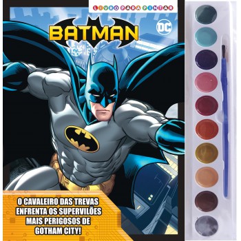 Batman Livro Para Pintar Com Aquarela