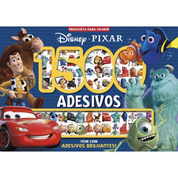 Disney Pixar Prancheta Para Colorir Com 1.500 Adesivos