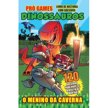 Livro De História Com Adesivos Dinossauros