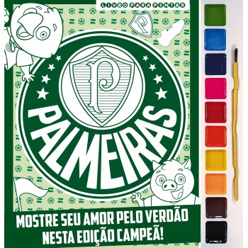 Palmeiras Livro Para Pintar Com Aquarela