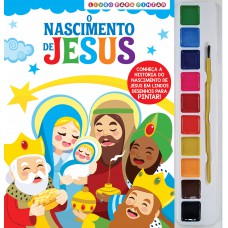 O Nascimento De Jesus Livro Para Pintar Com Aquarela