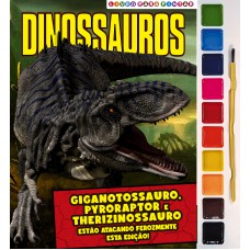 Dinossauros Livro Para Pintar Com Aquarela