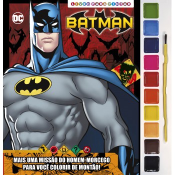 Batman Livro Para Pintar Com Aquarela