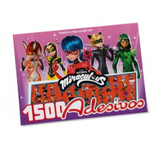 Miraculous Ladybug Prancheta Para Colorir Com 1500 Adesivos