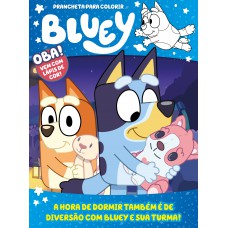 Bluey Prancheta Para Colorir