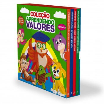 Coleção Aprendendo Valores - Box Com 4 Livrinhos