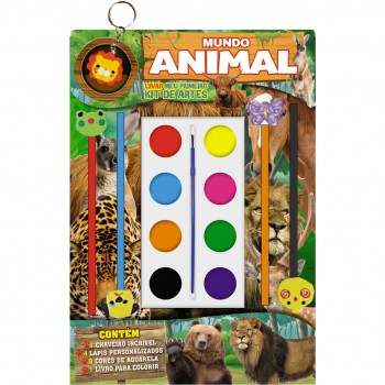 Mundo Animal Livro Meu Primeiro Kit De Artes