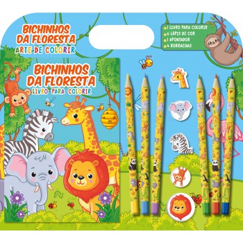 Arte De Colorir - Bichinhos Da Floresta