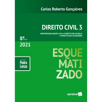 Direito Civil Esquematizado - Vol.3 - 8ª Edição 2021