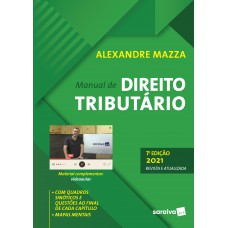 Manual De Direito Tributário - 7ª Edição 2021