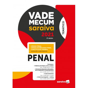 Vade Mecum Penal - Temático - 6ª Edição 2021